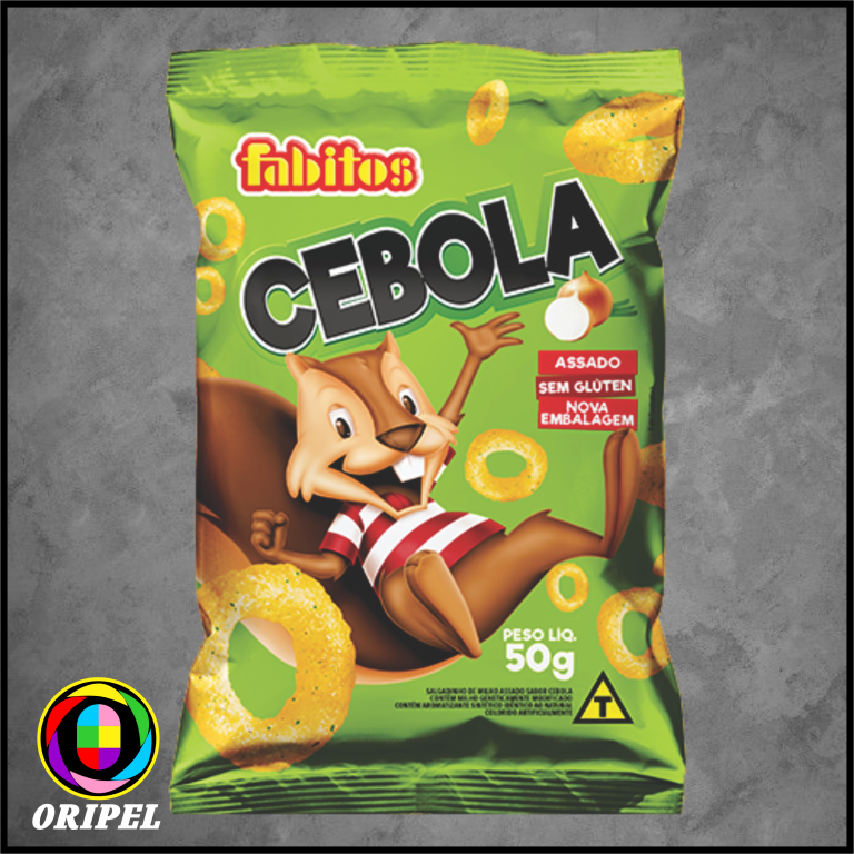 SALGADINHO MILHO CEBOLA FABITOS 10X50G