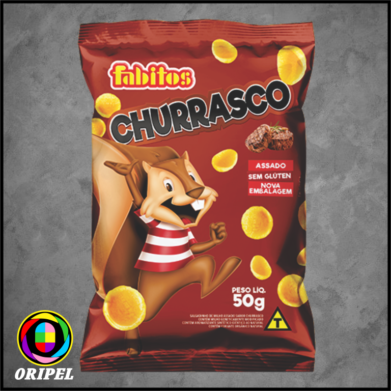 SALGADINHO MILHO CHURRASCO FABITOS 10X50G
