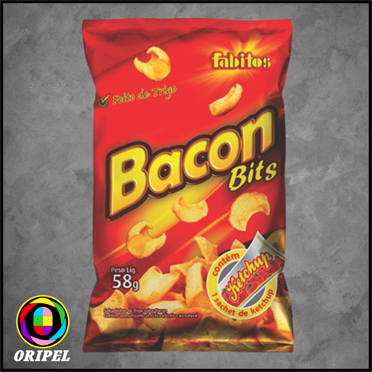 SALGADINHO PELET BACON BITS/FABITOS 10X60G