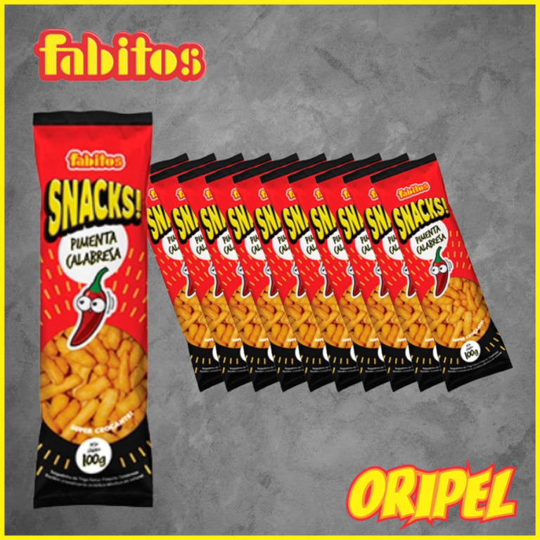 SNACKS PIMENTA CALABRESA FABITOS 10X100G