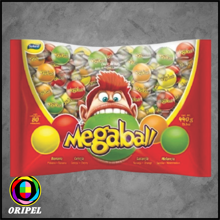 CHICLE BOLA MEGABALL SUKEST 80UN/440G