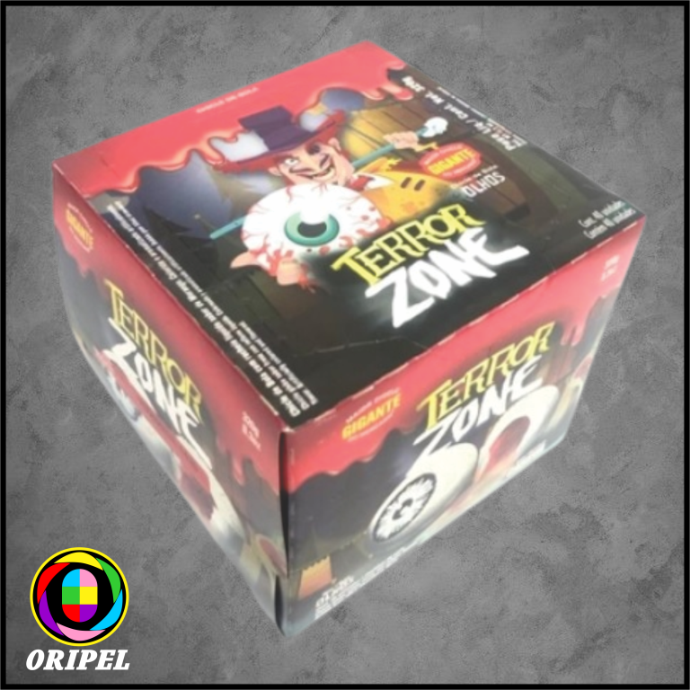 CHICLE BOLA ZONE OLHO MORANGO SUKEST 40X8G/320G