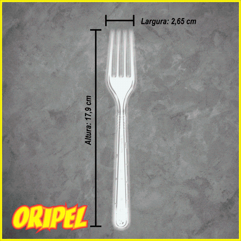 GARFO FORTE/CRISTAL STRAWPLAST 50 UN