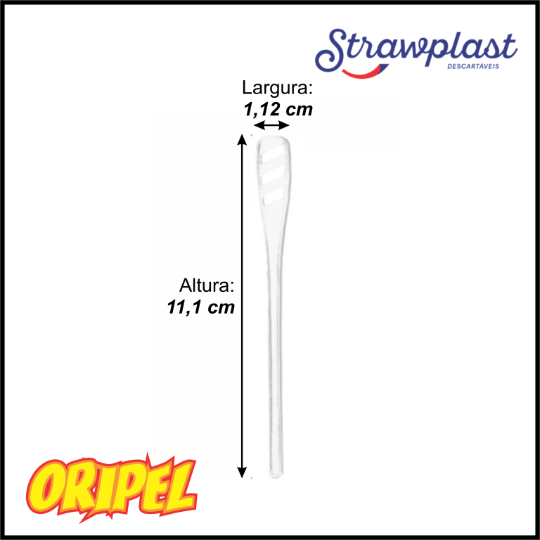 MEXEDOR GRANDE 11CM/CRISTAL STRAWPLAST 240 UN