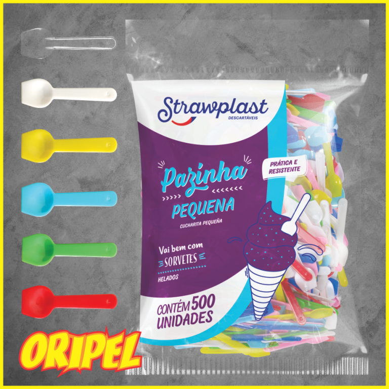 PAZINHA PL PEQUENA/MISTA STRAWPLAST 500 UN