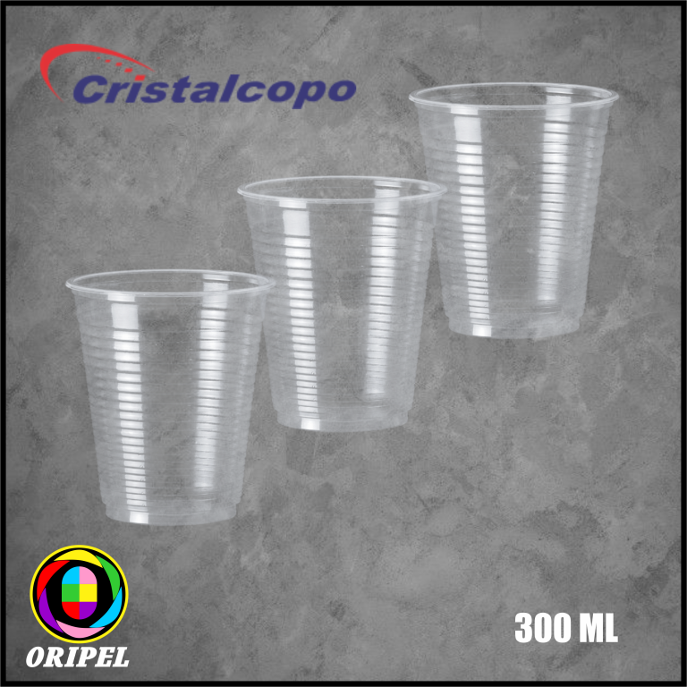 COPO PP 300ML CRISTAL/CRISTALCOPO 100 UN