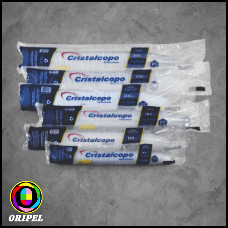 COPO PS TRANSLUCIDO/150ML CRISTALCOPO 100 UN