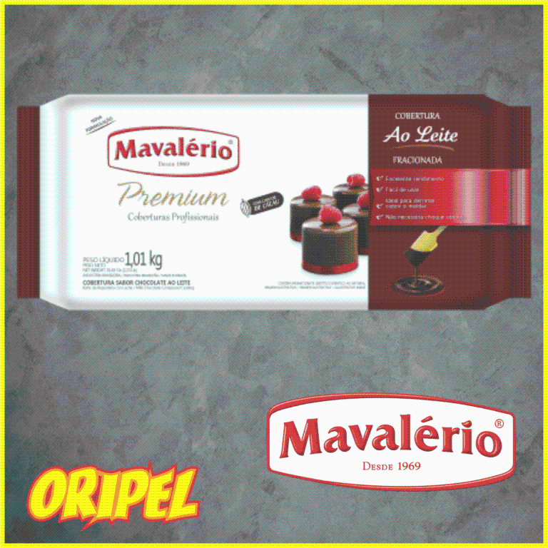 COBERTURA PREMIUM/BARRA AO LEITE MAVALERIO 1,01KG