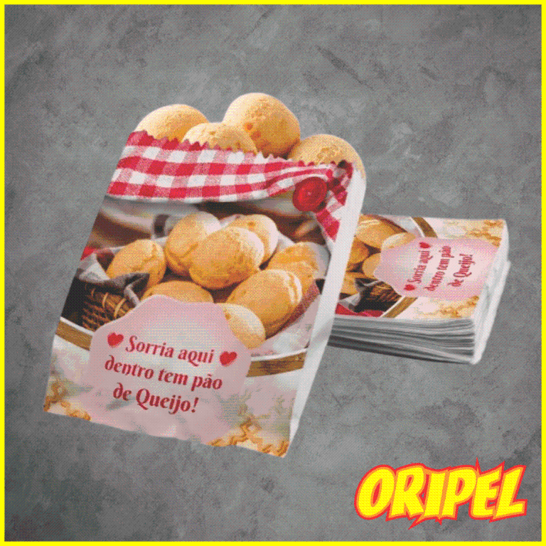 SACO PAPEL/PÃO DE QUEIJO 13X13CM INOBAG 500UN