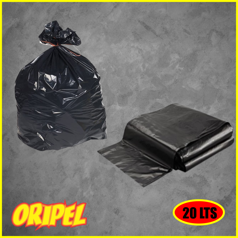 SACO LIXO PRETO 020 LTS/P1 MEGAPLAS 1 KG / ± 105 SACOS