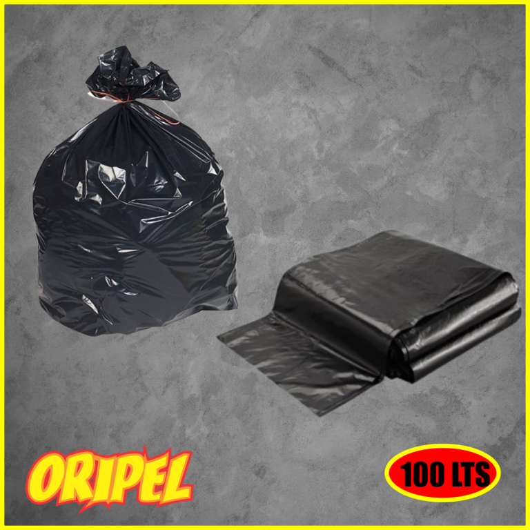 SACO LIXO PRETO 100 LTS/P3 MEGAPLAS 3 KGS / ± 100 SACOS