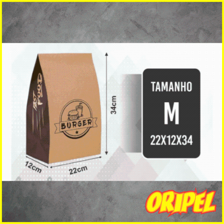 SACO KRAFT SOS ( M ) 22X12X34 DALPACK 100 UN