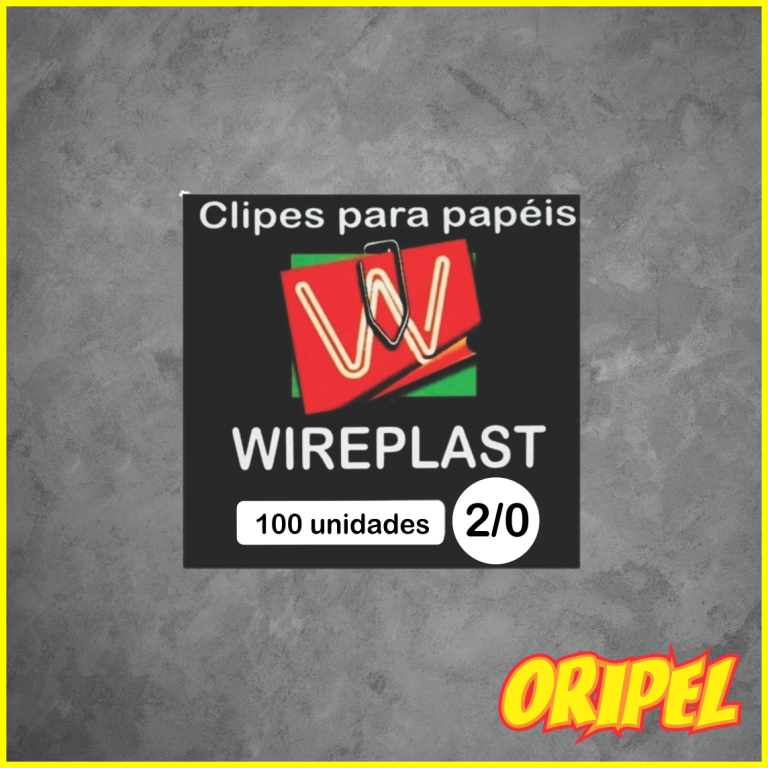 CLIPS GALVANIZADO 2/0 WIREPLAST 100 UN