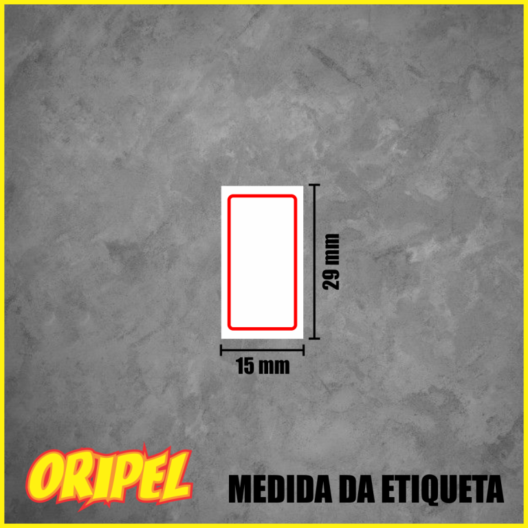 ETIQUETA TARJADA/05 29X15MM/FITACREL 660 UN