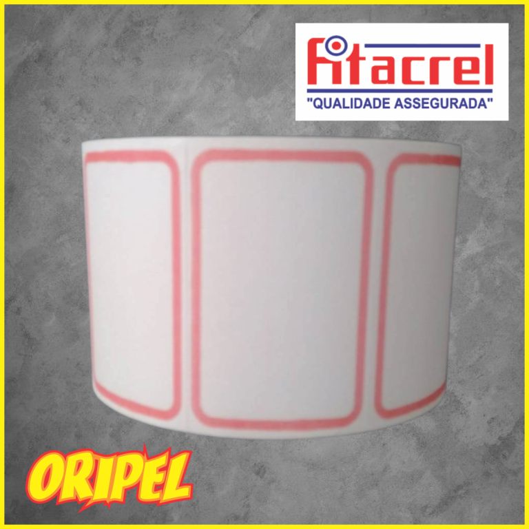 ETIQUETA TARJADA/09 60X40MM/FITACREL 250 UN