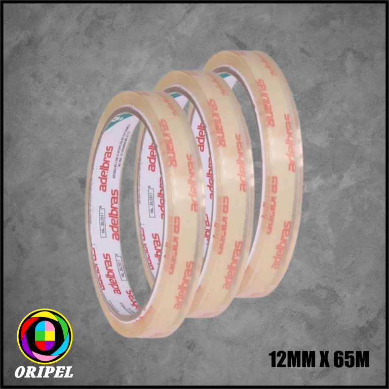 FITA ADESIVA POLISIL 12MMX65M ADELBRAS