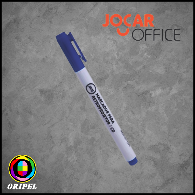 PINCEL RETROPROJETOR/CD AZUL JOCAR OFFICE