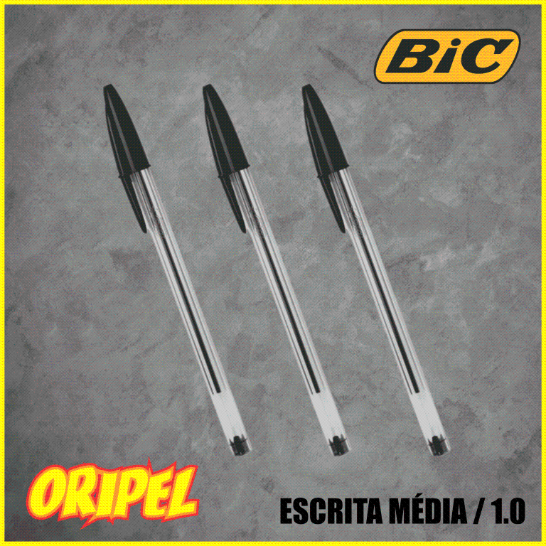 CAN.ESFEROGRAFICA/1.0 BIC CRISTAL/PRETA