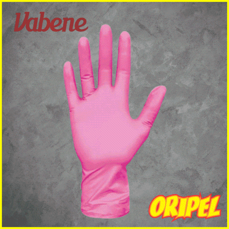LUVA VYTRIL ROSA/G VABENE 12UN