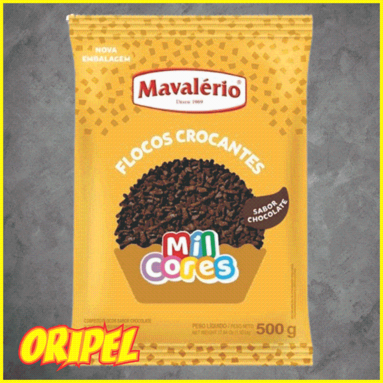 FLOCOS CROCANTE CHOCOLATE MIL CORES MAVALERIO 500G