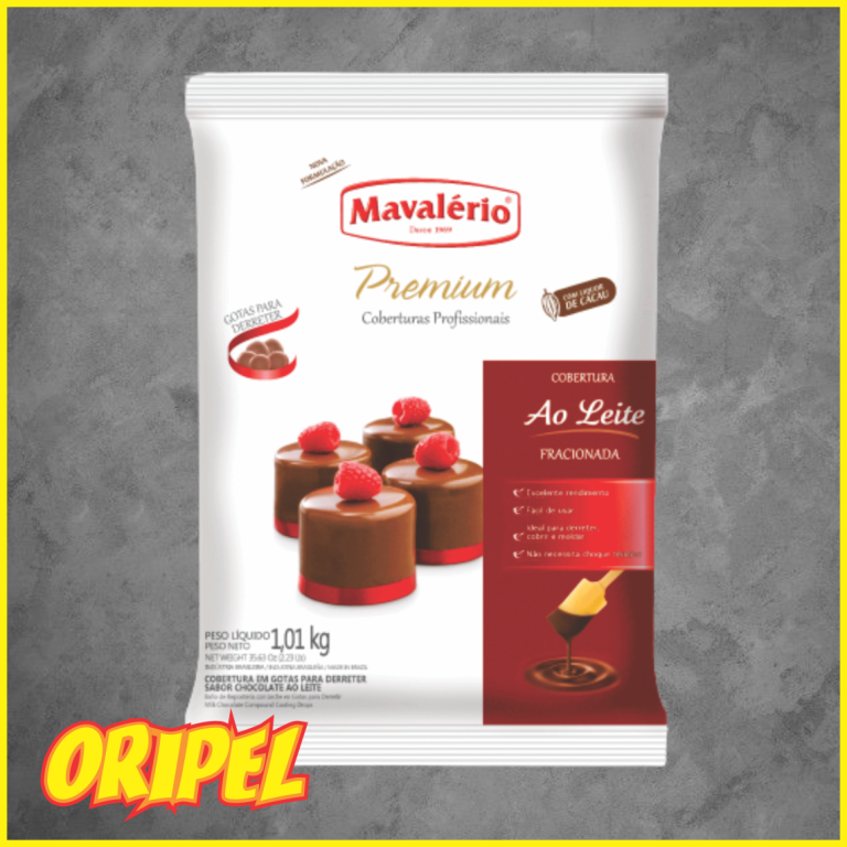 COBERTURA PREMIUM/GOTA AO LEITE MAVALERIO 1,01KG