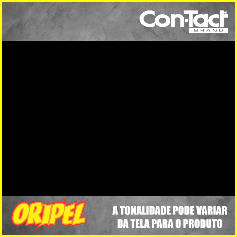 PLASTICO ADESIVO OPACO PRETO CONTACT 45CMX1MT