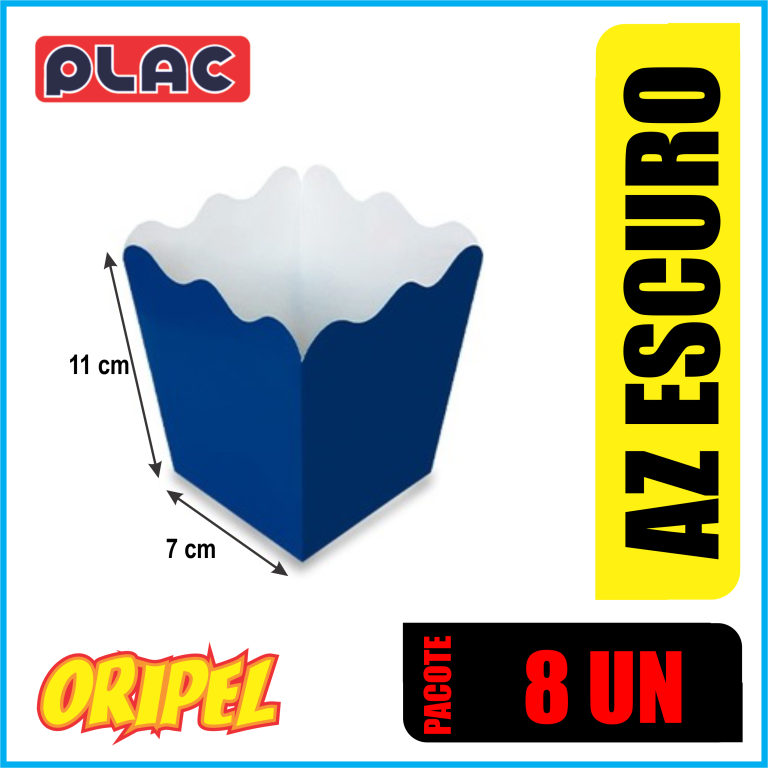 CACHEPO AZUL ESCURO PLAC 8 UN