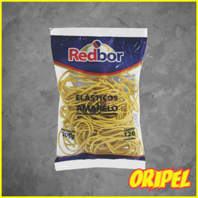 ELASTICO AMARELO ESPECIAL RED BOR 120UN/100G