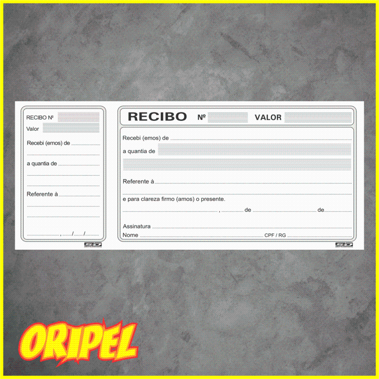 RECIBO COMERCIAL C/CANHOTO SAO DOMINGOS 50 FLS