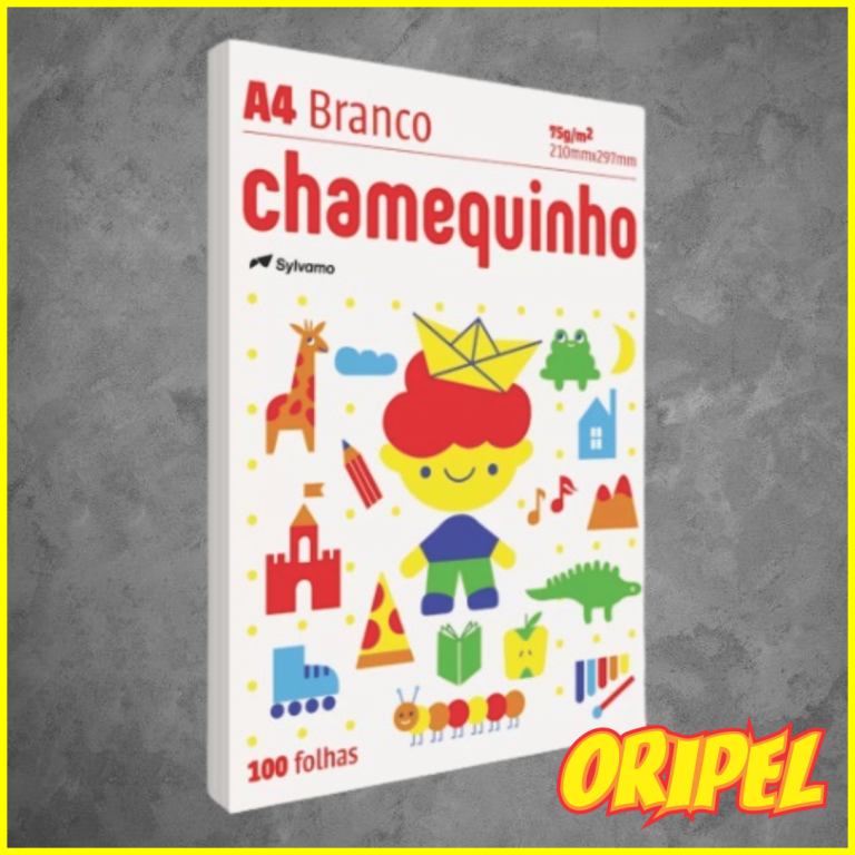 PAPEL SULFITE BRANCO A4/75G CHAMEQUINHO 100 FLS