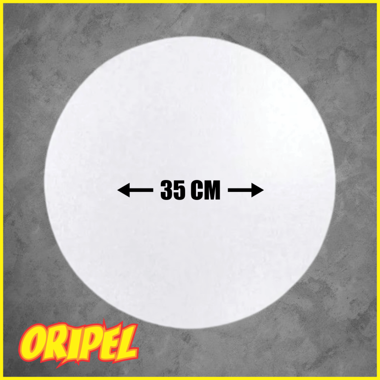 DISCO EPS/BRANCO 35CM DIVERSOS 200 UN