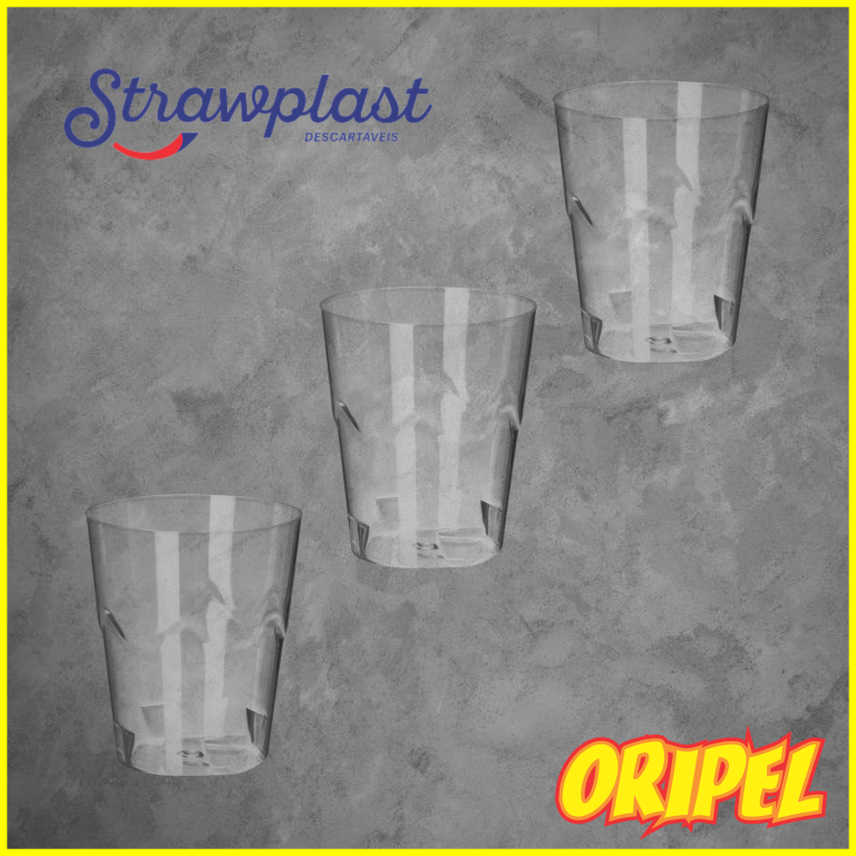 COPO 25ML MINI DOCE CRISTAL STRAWPLAST 10 UN