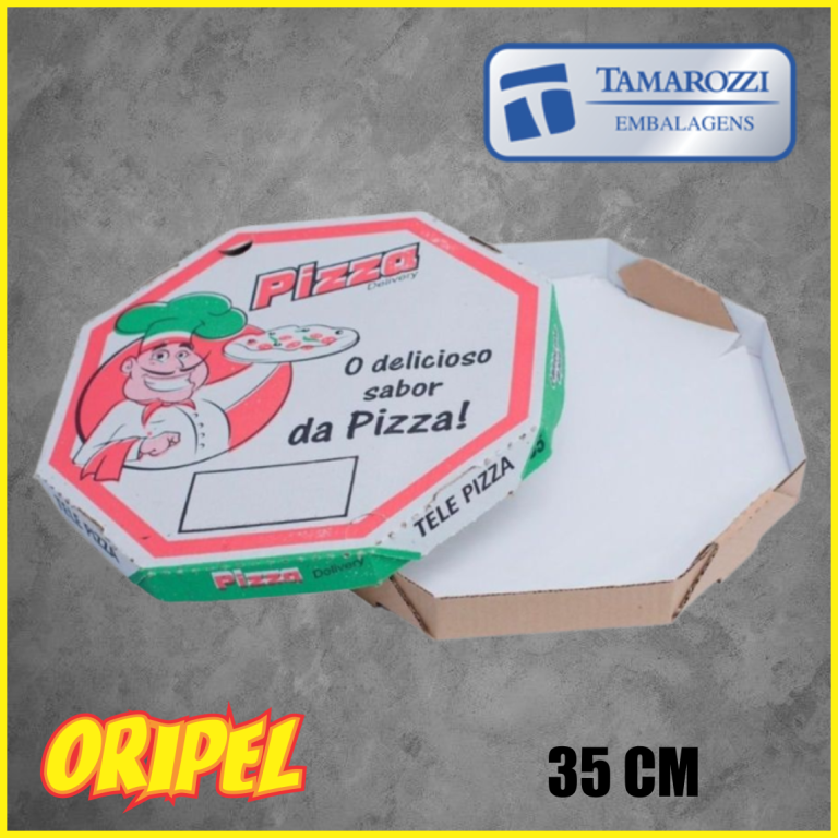 CAIXA PIZZA OITAVADA 35CM TAMAROZZI