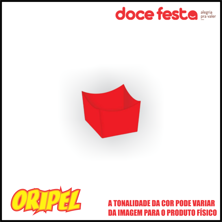 PORTA BRIGADEIRO VERMELHA DOCE FESTA 36 UN