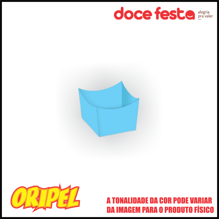 PORTA BRIGADEIRO AZUL CLARO DOCE FESTA 36 UN