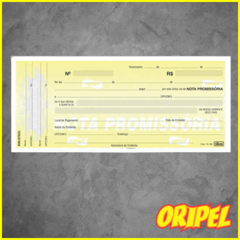NOTA PROMISSÓRIA TILIBRA 50FLS