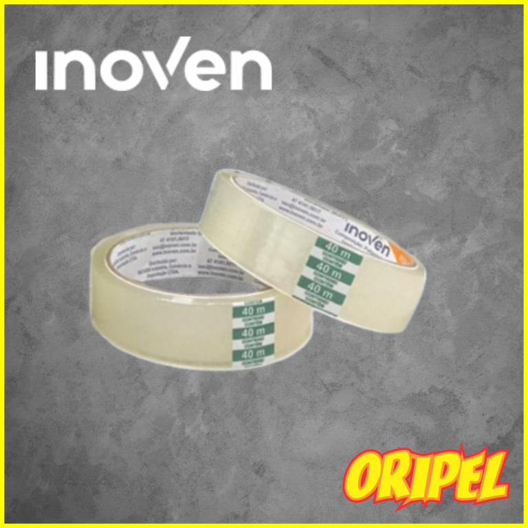 FITA ADESIVA CRISTAL 24MMX40M INOVEN