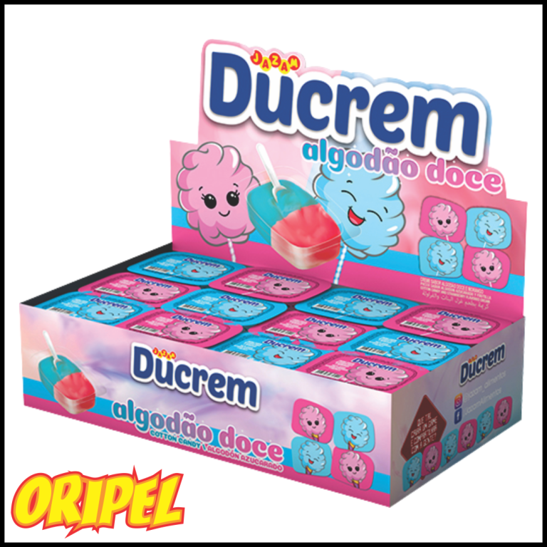 DUCREM ALGODÃO DOCE DISPLAY JAZAM 48X10G