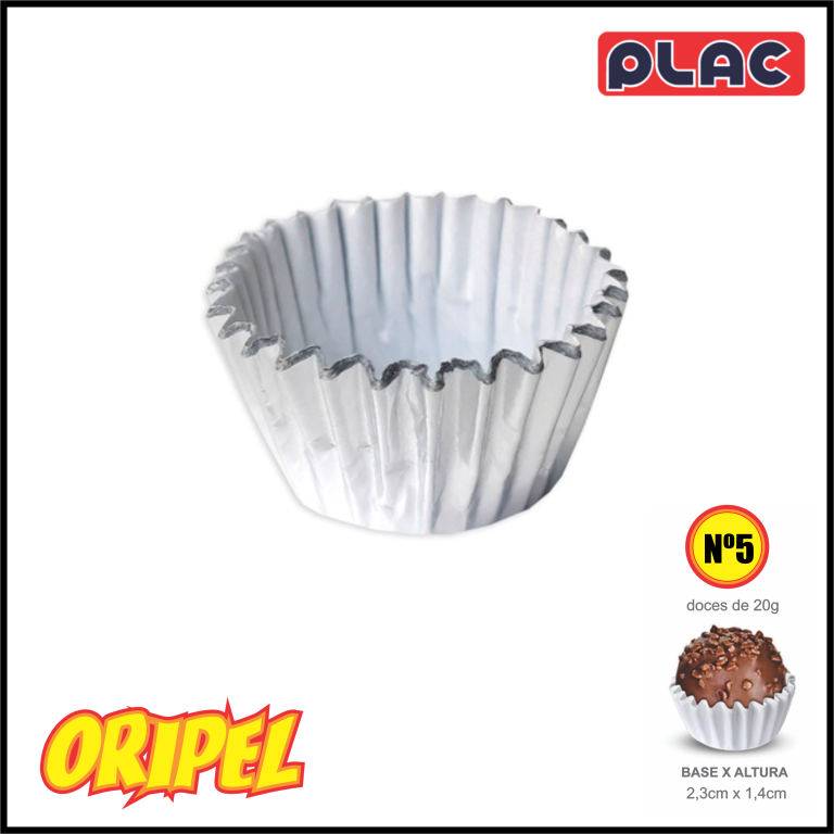 FORMINHA LAMINADA BLISTER 5/PRATA PLAC 100UN