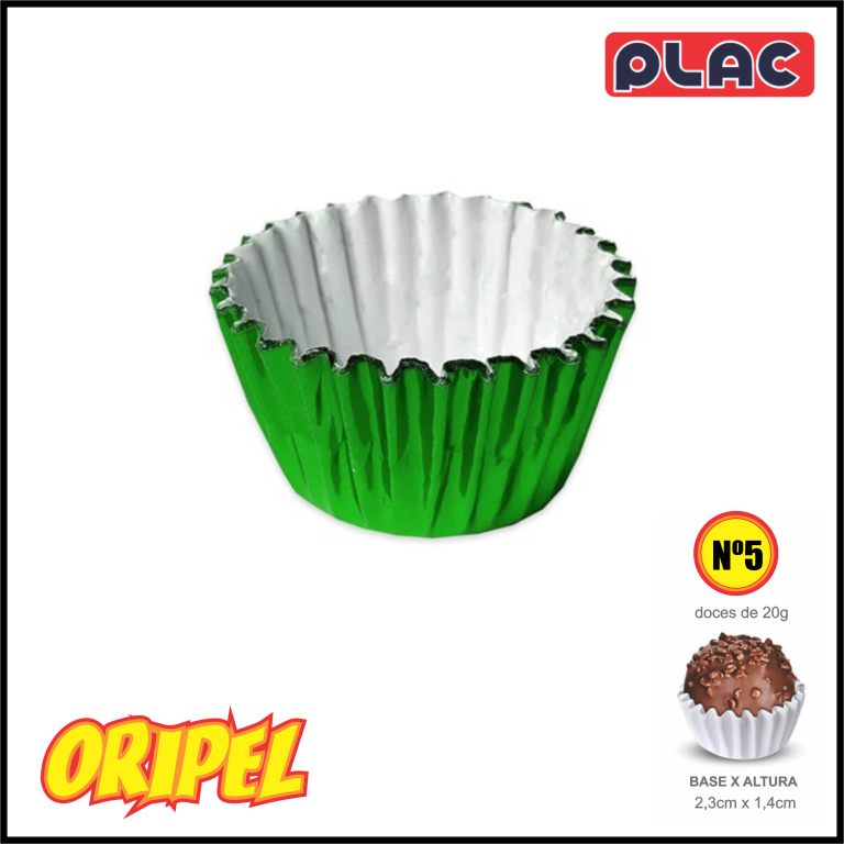 FORMINHA LAMINADA BLISTER 5/VERDE PLAC 100UN