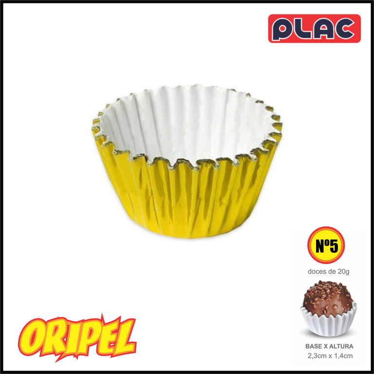 FORMINHA LAMINADA BLISTER 5/OURO PLAC 100UN