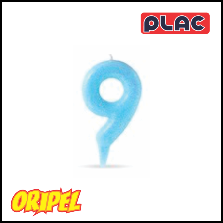 VELA CANDY COLORS 9/AZUL PLAC