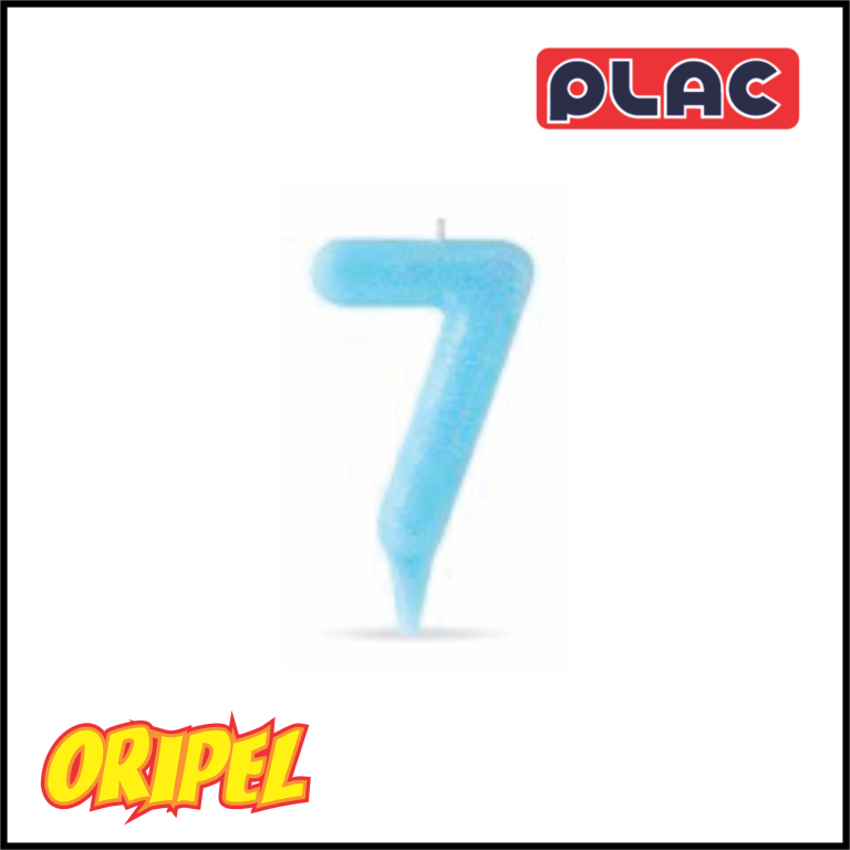 VELA CANDY COLORS 7/AZUL PLAC