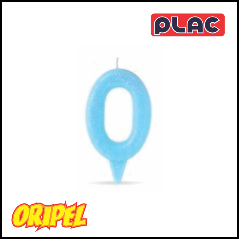 VELA CANDY COLORS 0/AZUL PLAC