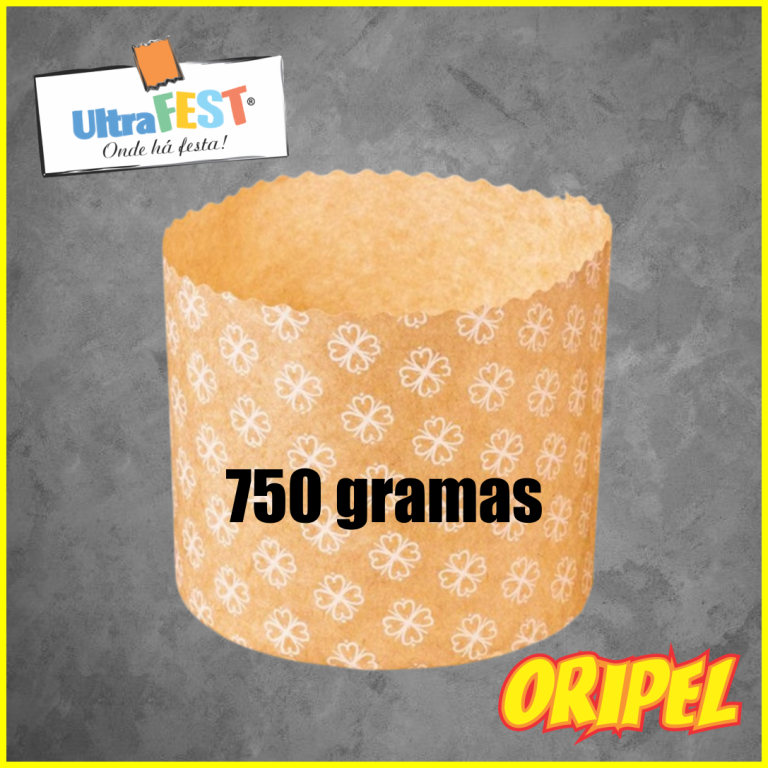 FORMA PANETONE KRAFT 750G ULTRAFEST 10 UN
