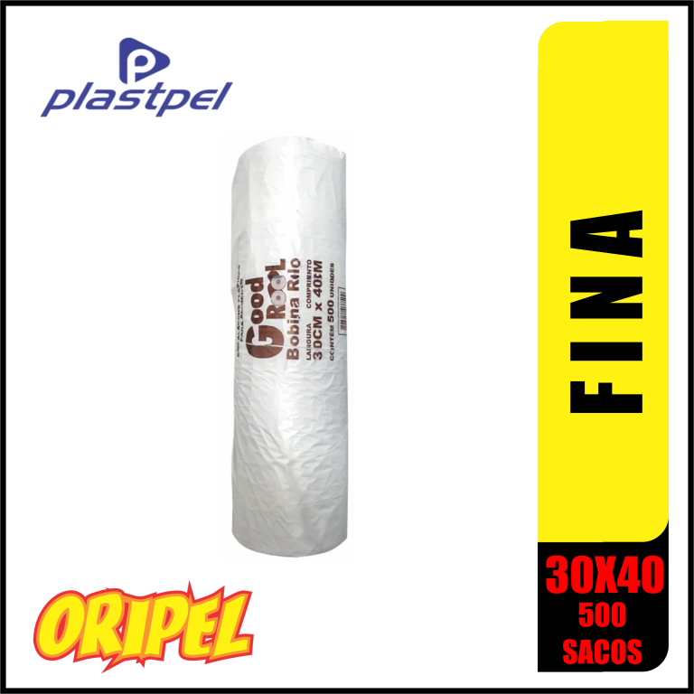 BOBINA PICOTADA FINA S.F/30X40x0.15MM GOOD ROOL 500 UN