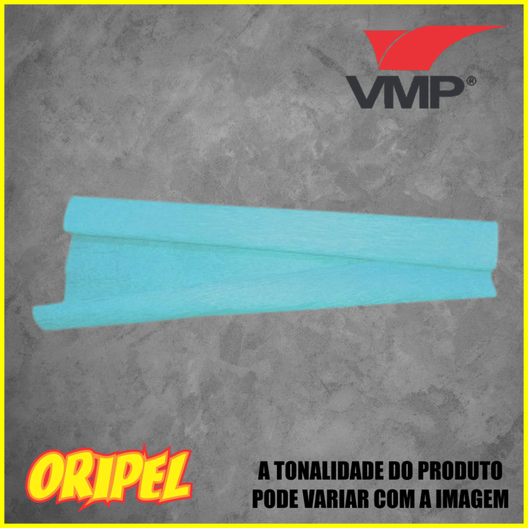 PAPEL CREPOM AZUL CLARO 48CMX2M VMP