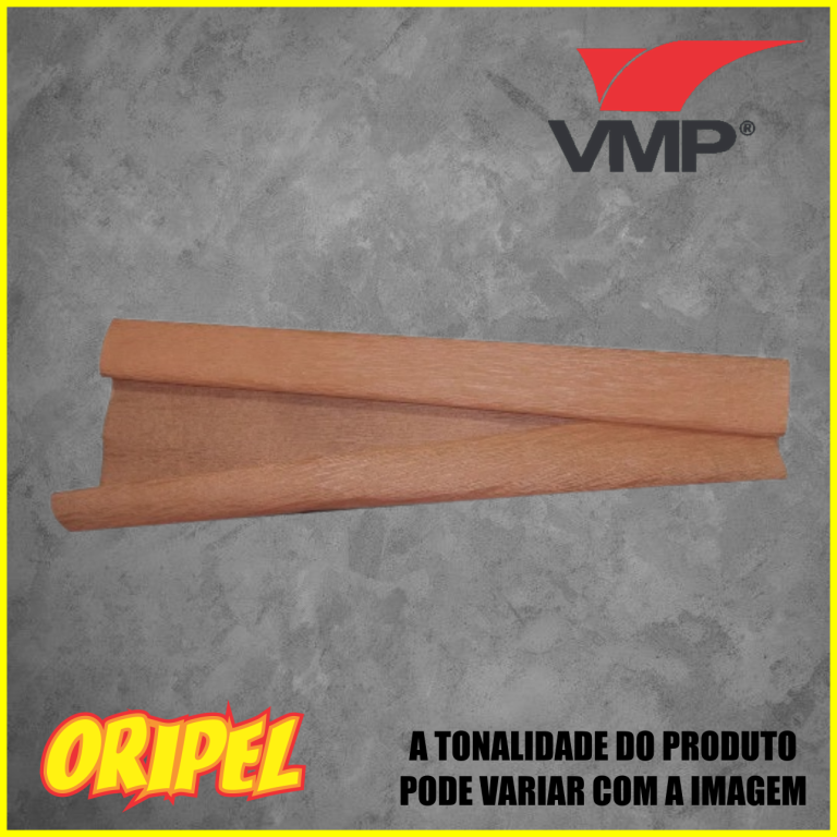 PAPEL CREPOM MARROM 48CMX2M VMP