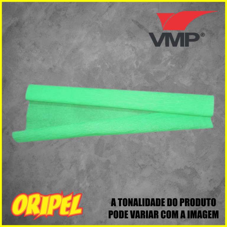 PAPEL CREPOM VERDE CLARO 48CMX2M VMP