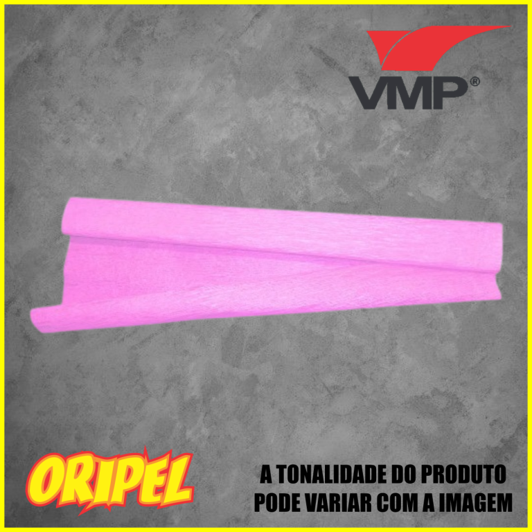 PAPEL CREPOM ROSA 48CMX2M VMP